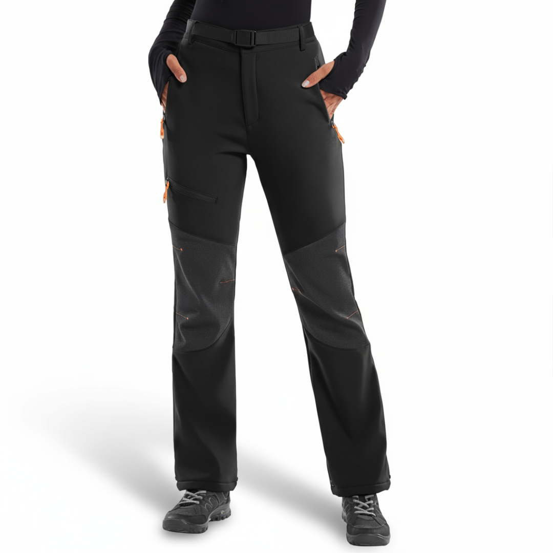 Fleece Lined Waterproof Snow Pants for Women