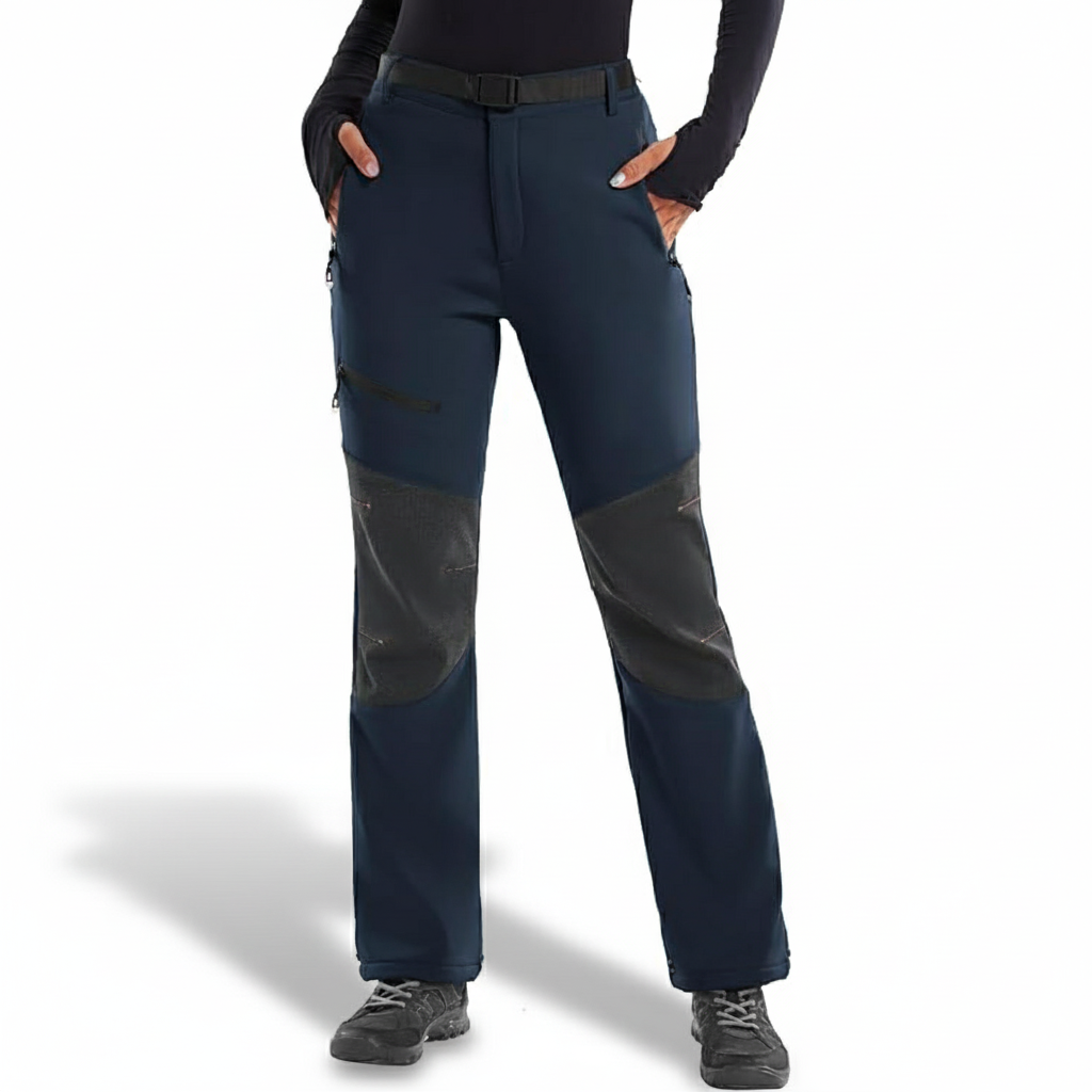 Fleece Lined Waterproof Snow Pants for Women