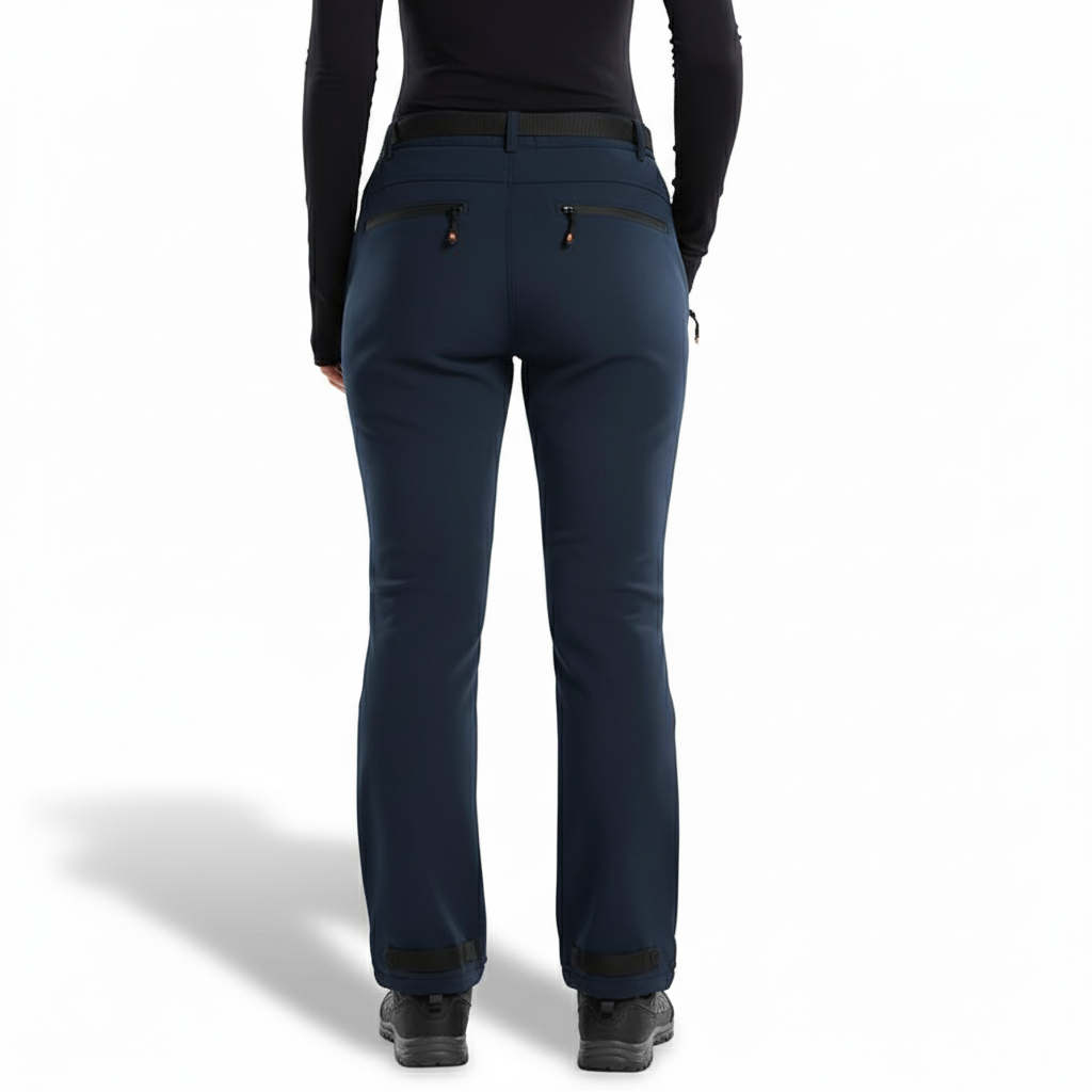 Fleece Lined Waterproof Snow Pants for Women