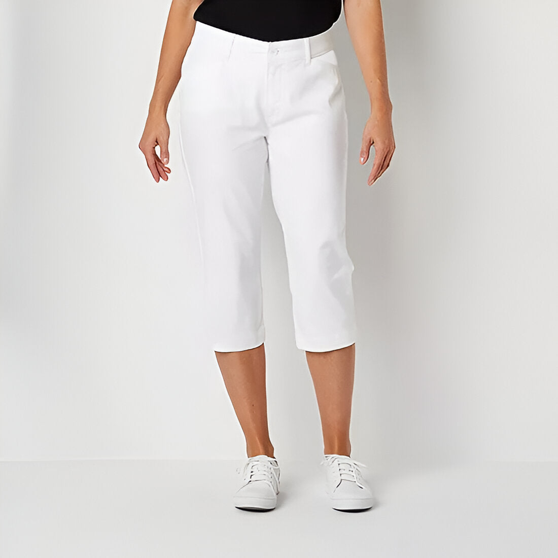 Secretly Slender Women Mid Rise Capri Pant-My Comfy Pant