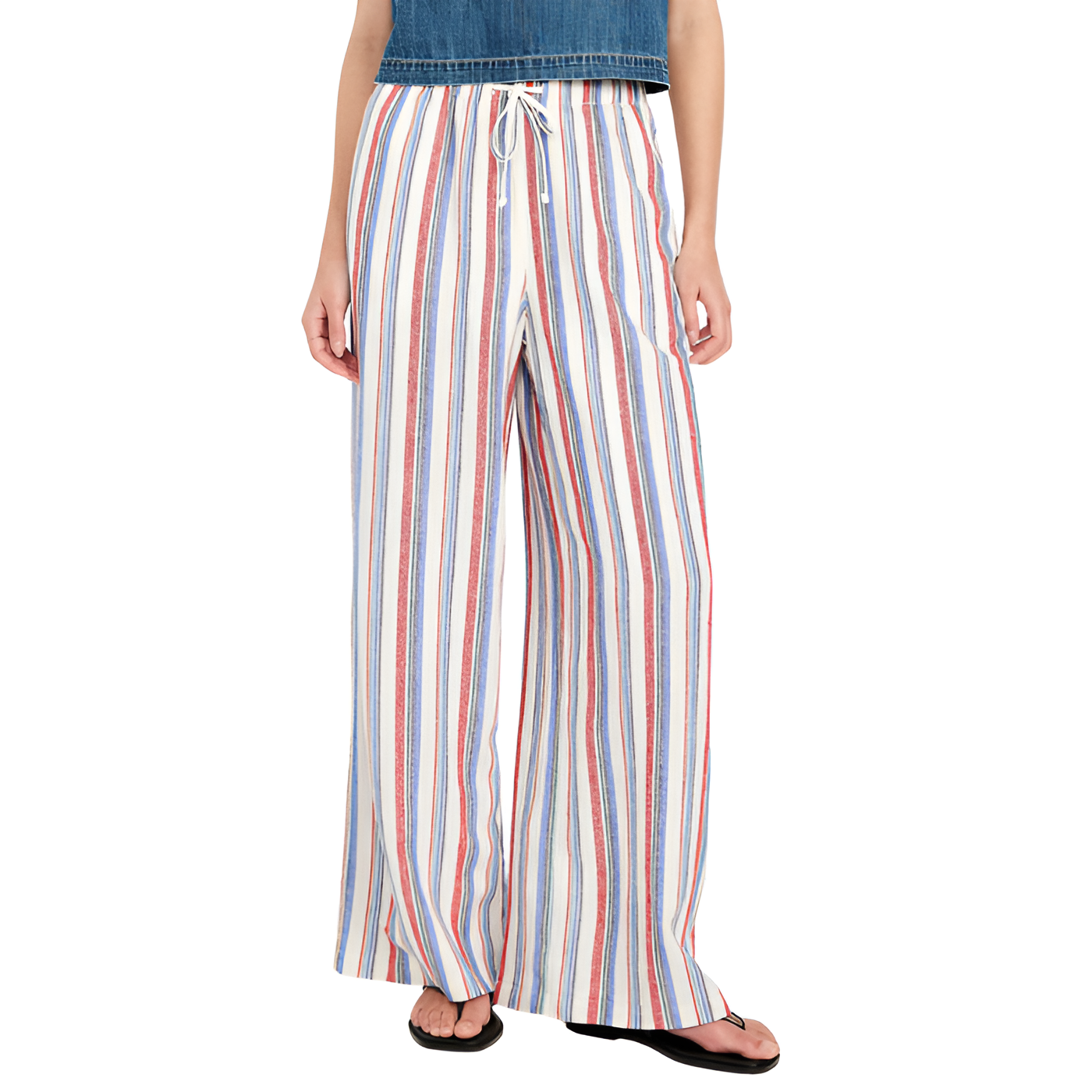 High Waisted Linen Blend Wide Leg Pants-My Comfy Pant