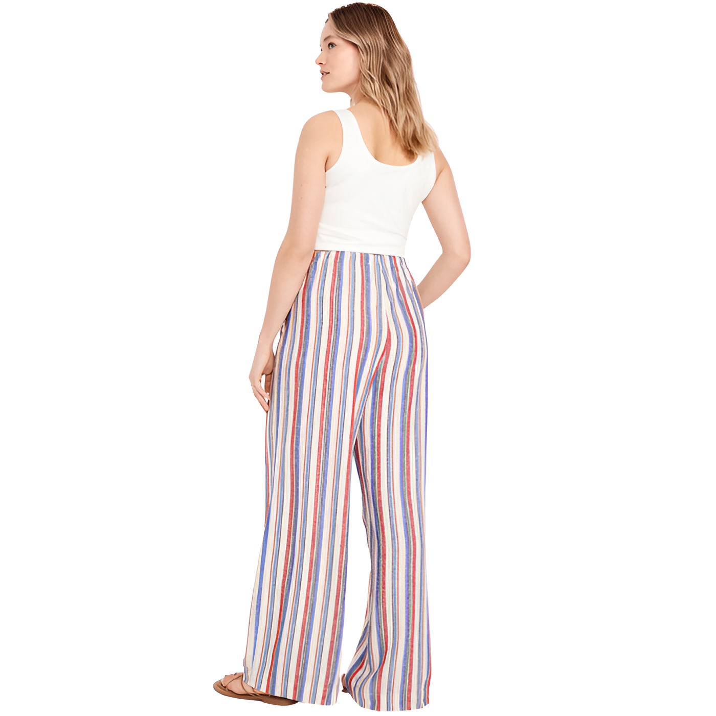 High Waisted Linen Blend Wide Leg Pants-My Comfy Pant