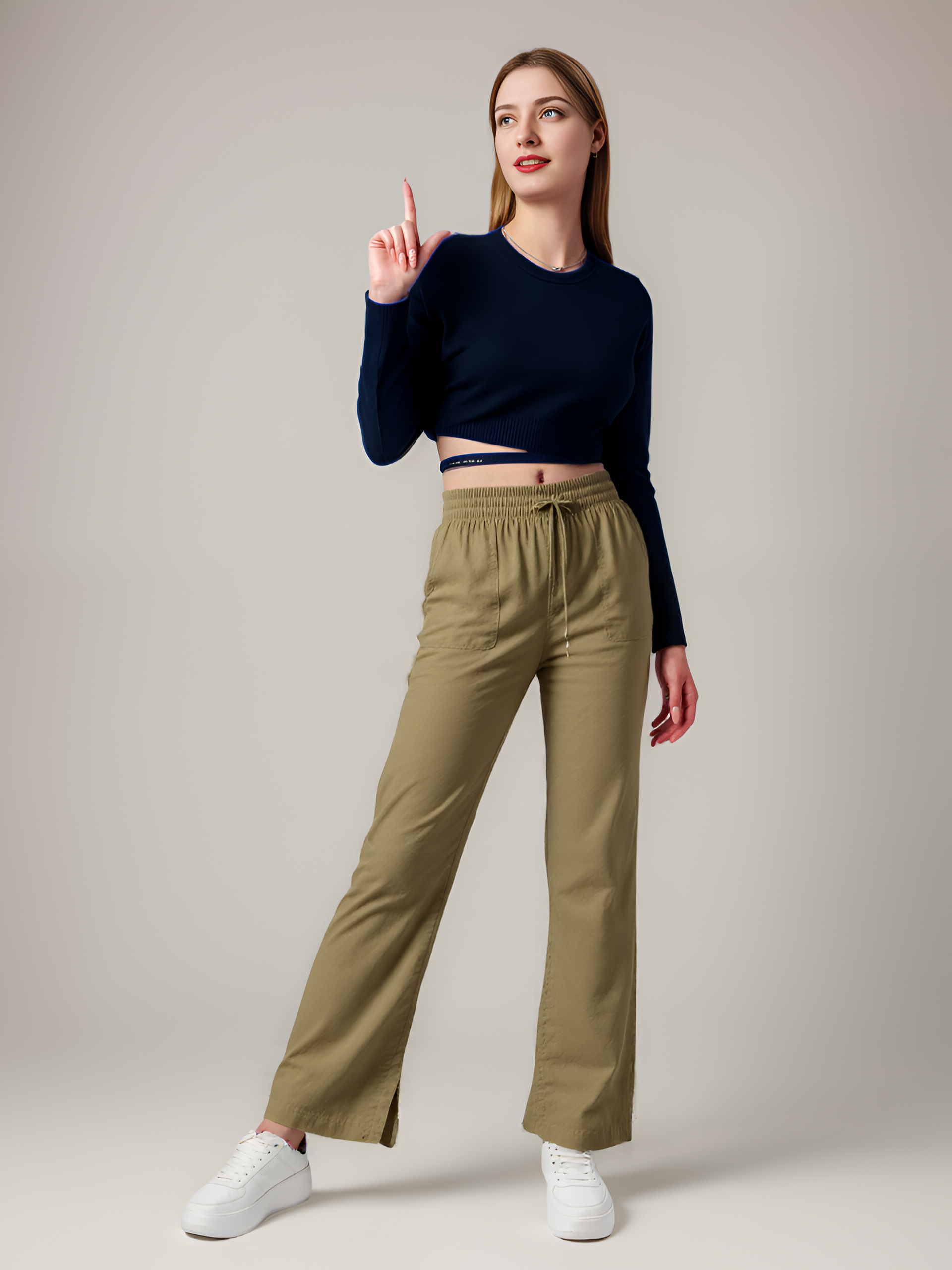 Women's Retreat Linen High Rise Wide Leg Pant-My Comfy PantWomen's Retreat Linen High Rise Wide Leg Pant - Image 8