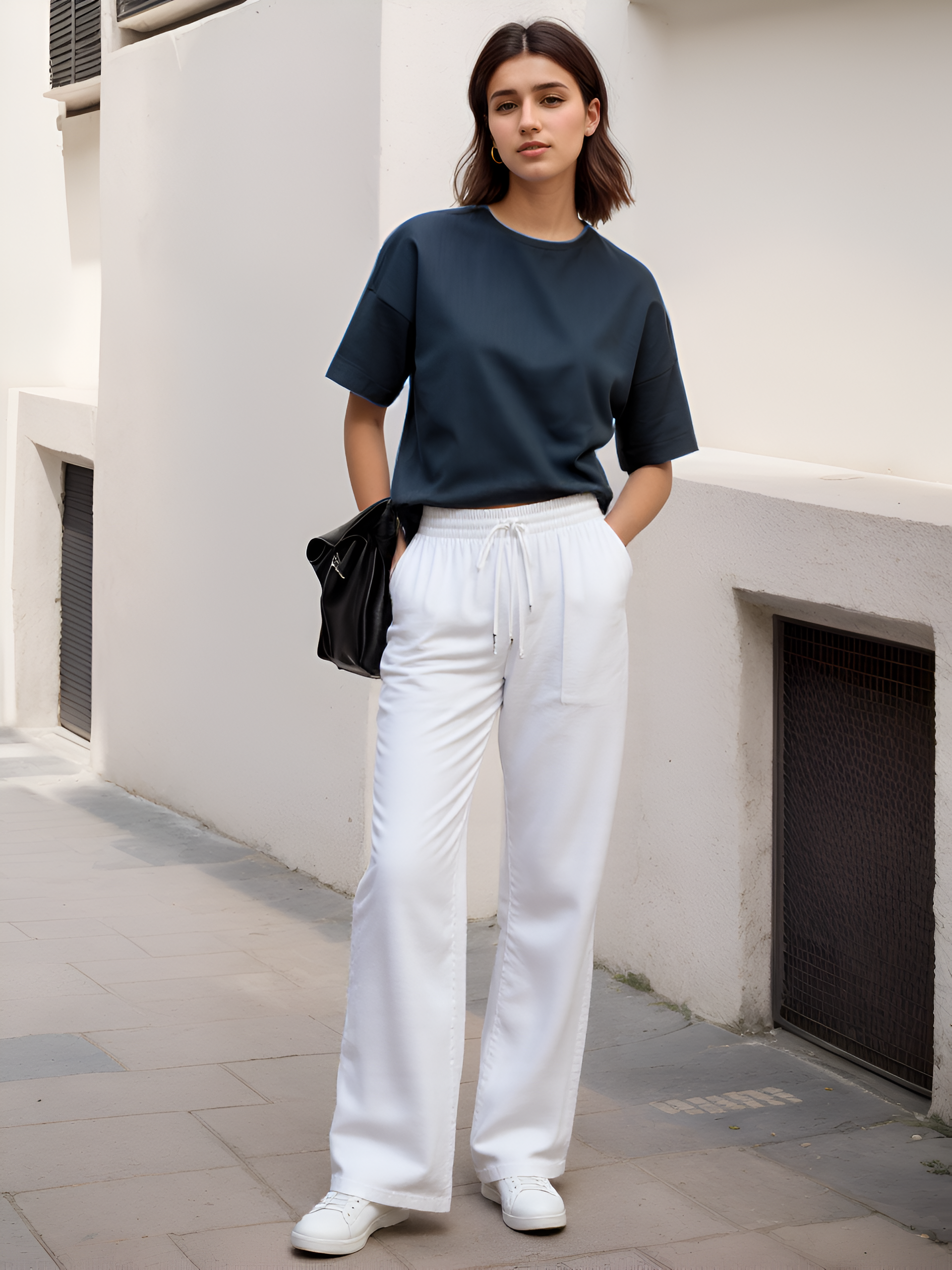 Women's Retreat Linen High Rise Wide Leg Pant-My Comfy Pant