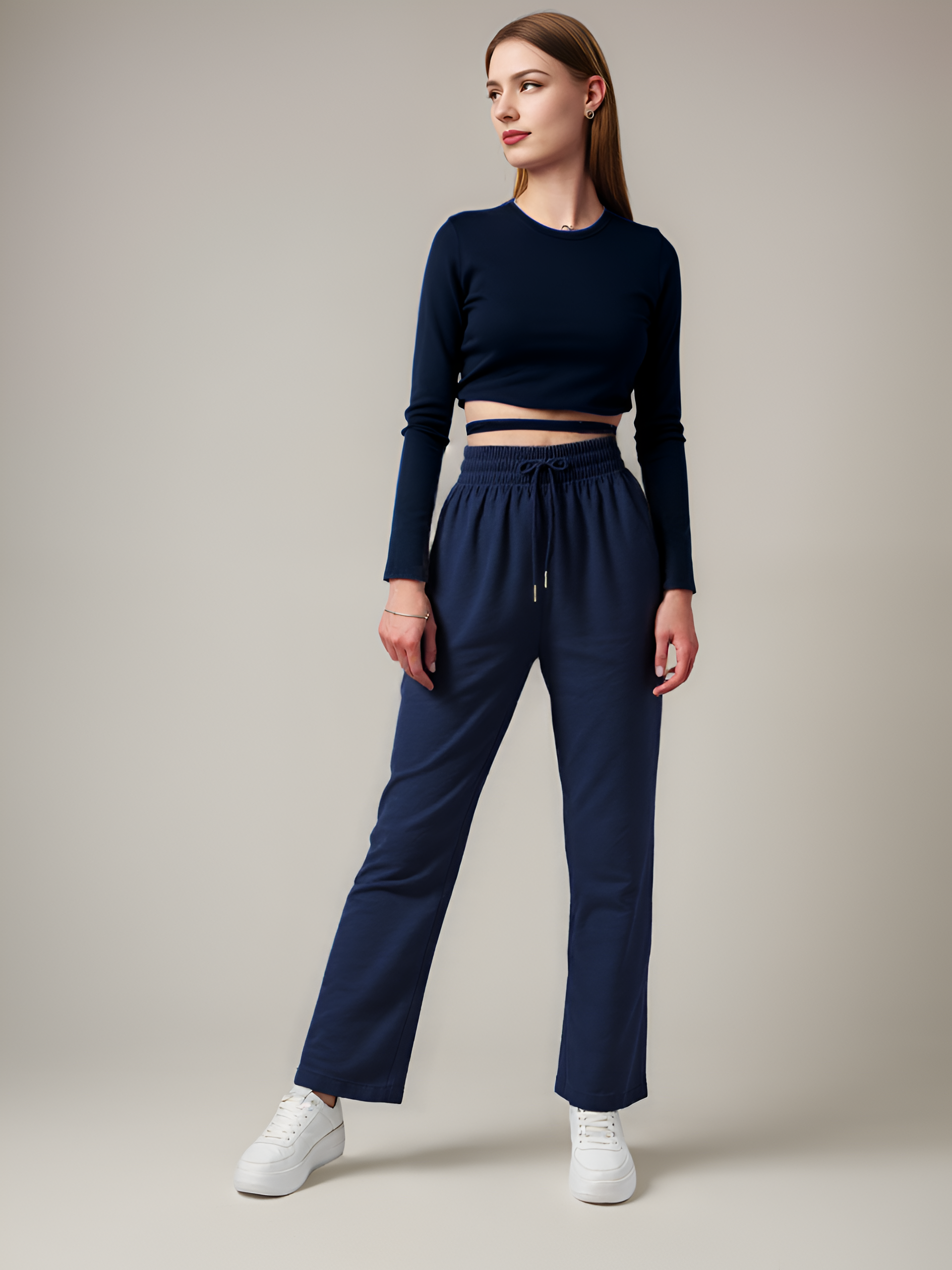 Soft Elastic Wide Length Pants-My Comfy Pant