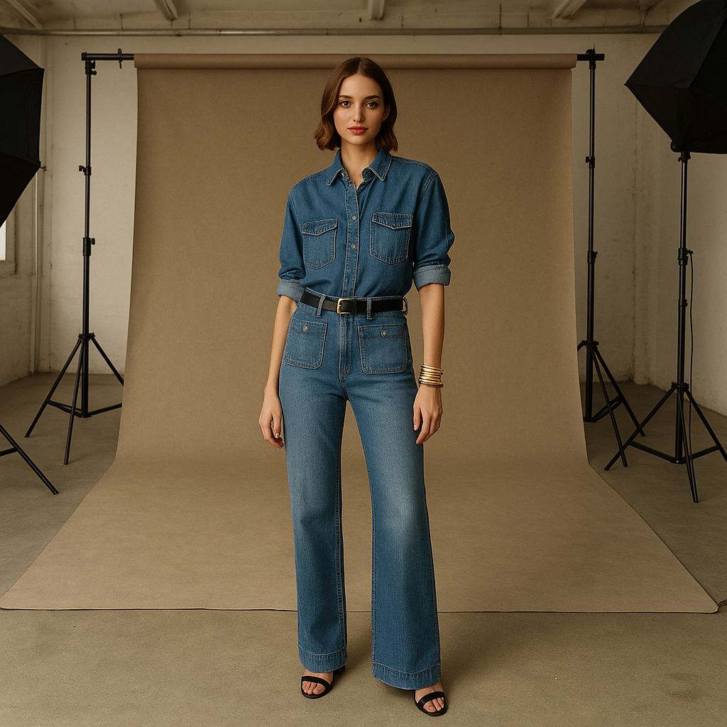 Vintage Style Sailor Wide Trousers-My Comfy PantVintage Style Sailor Wide Trousers - Image 5