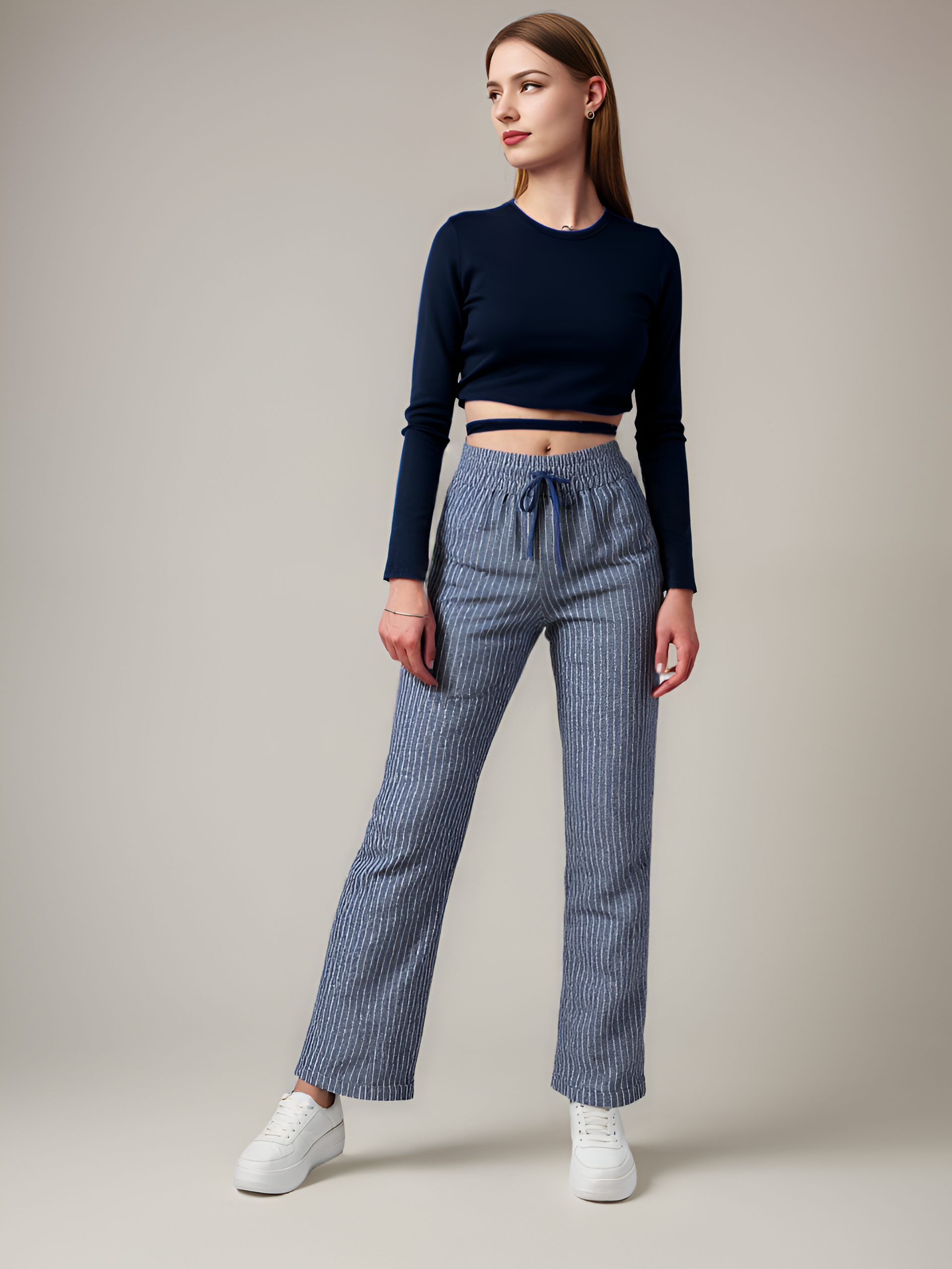 Soft Elastic Wide Length Pants-My Comfy Pant
