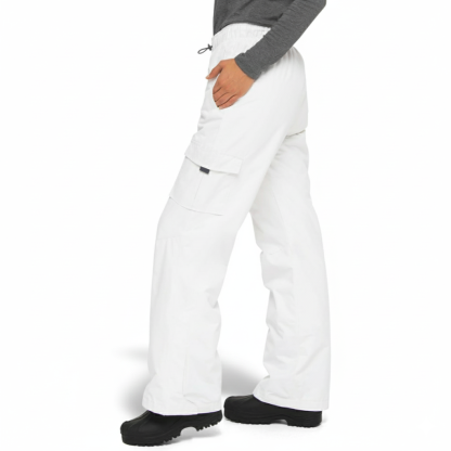 Fleece Lined Pull Over Cargo Snow Pants