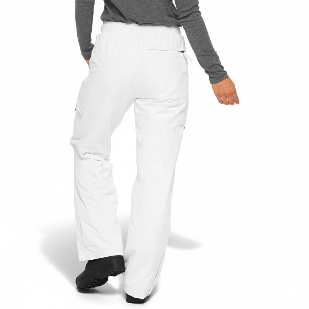 Fleece Lined Pull Over Cargo Snow Pants