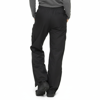 Fleece Lined Pull Over Cargo Snow Pants
