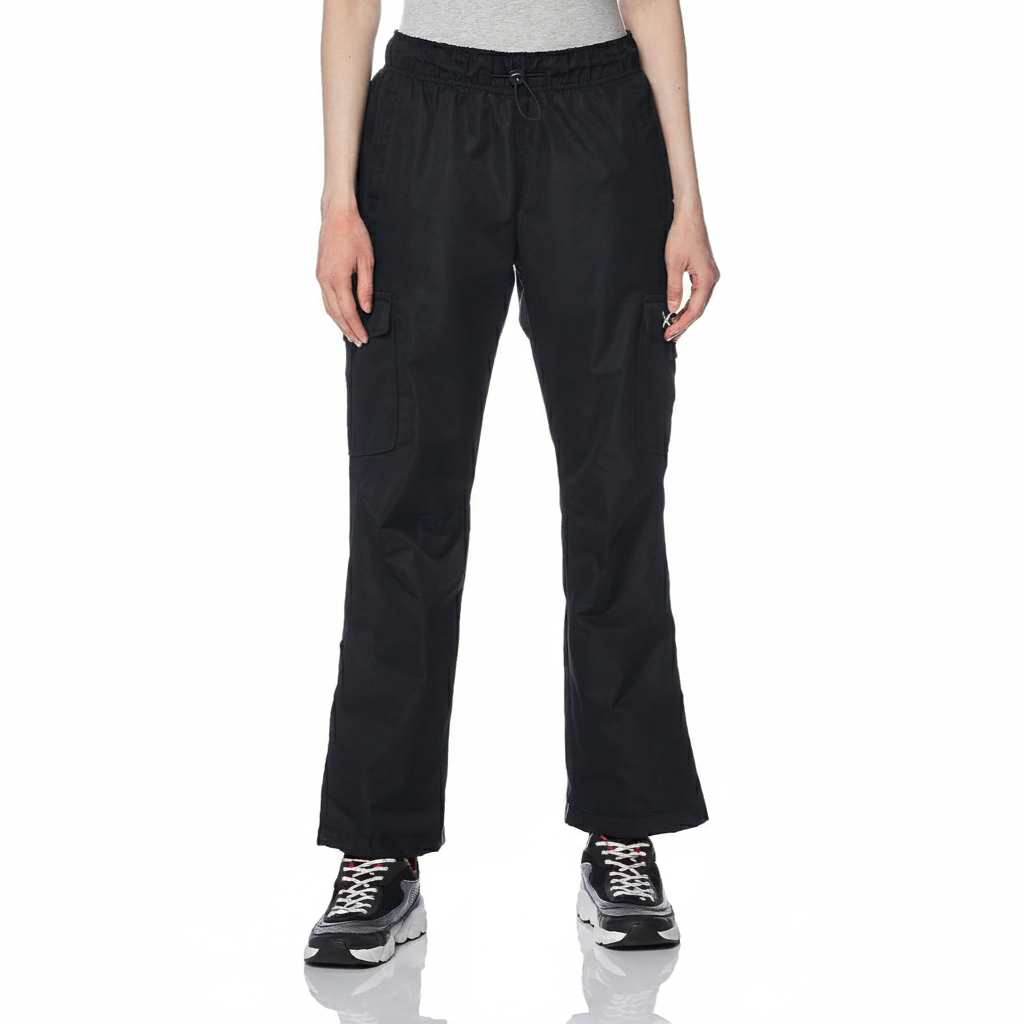 Fleece Lined Pull Over Cargo Snow Pants