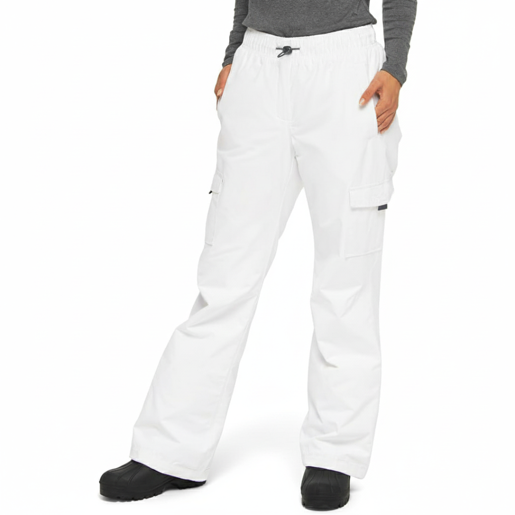 Fleece Lined Pull Over Cargo Snow Pants