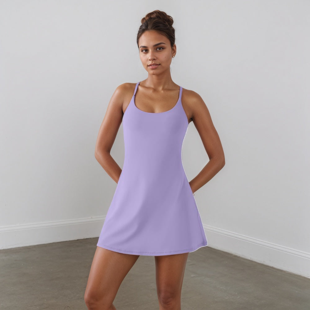 Plush Backless Active Dress-My Comfy Pant