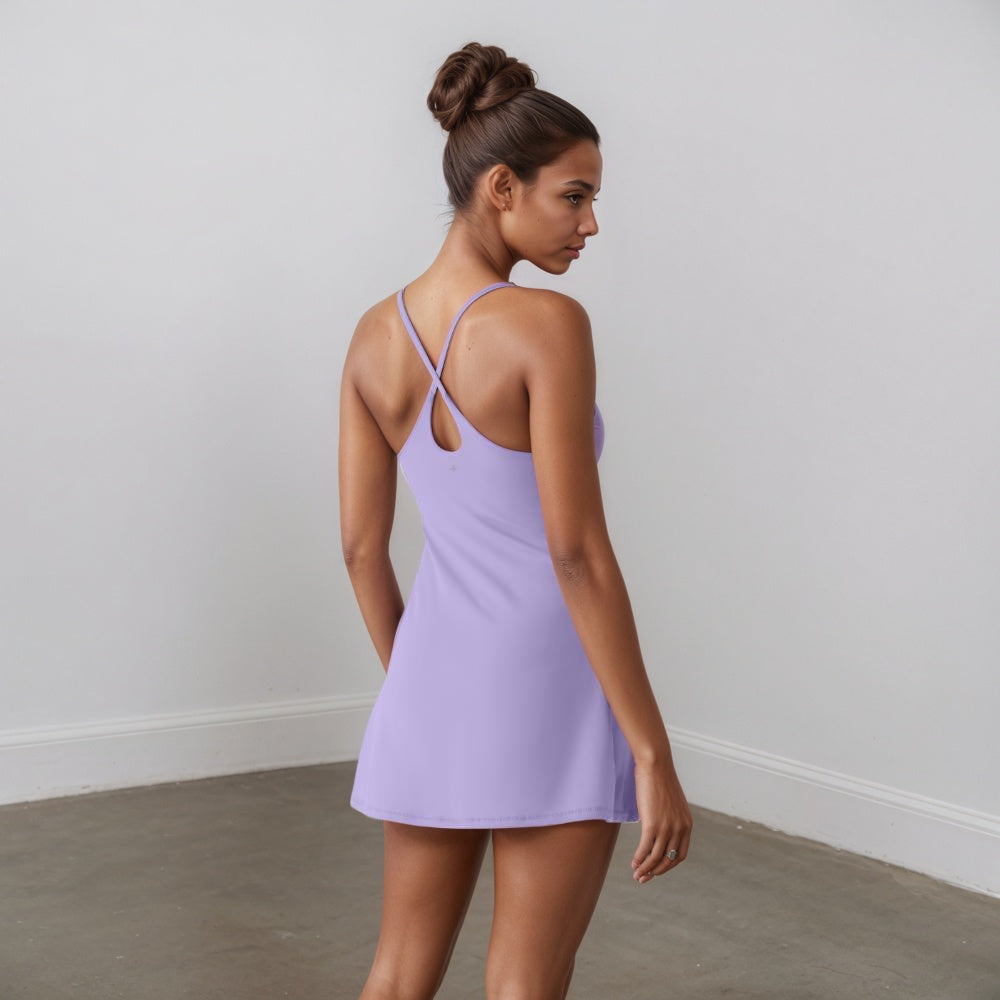 Plush Backless Active Dress-My Comfy Pant