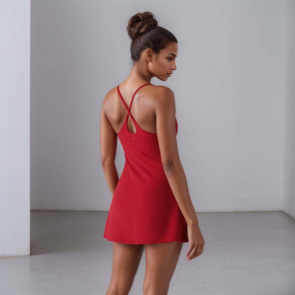 Lightweight Exercise Dress with Straps-My Comfy Pant