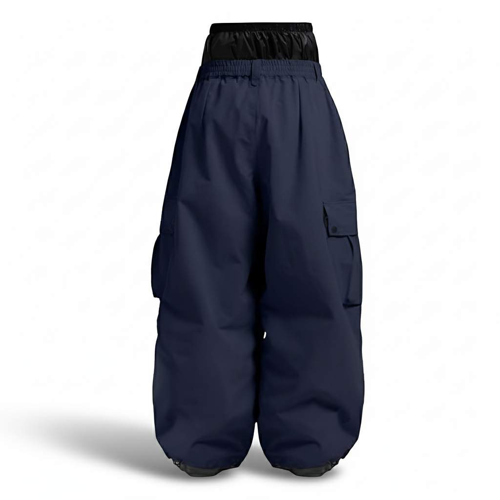 Baggy Insulated Waterproof Snowboard Pants For Winter Sports
