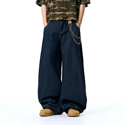Baggy Wide Fit Cargo Streetwear Jeans For Men