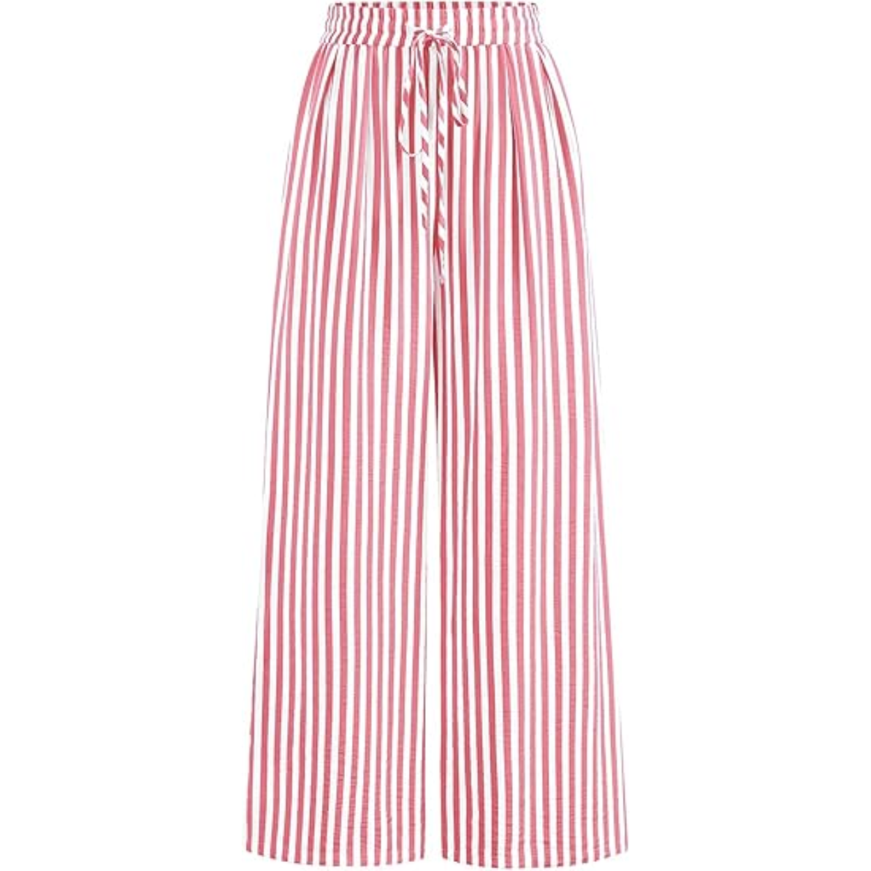Lightweight Palazzo Pants With Elastic Fit For Women