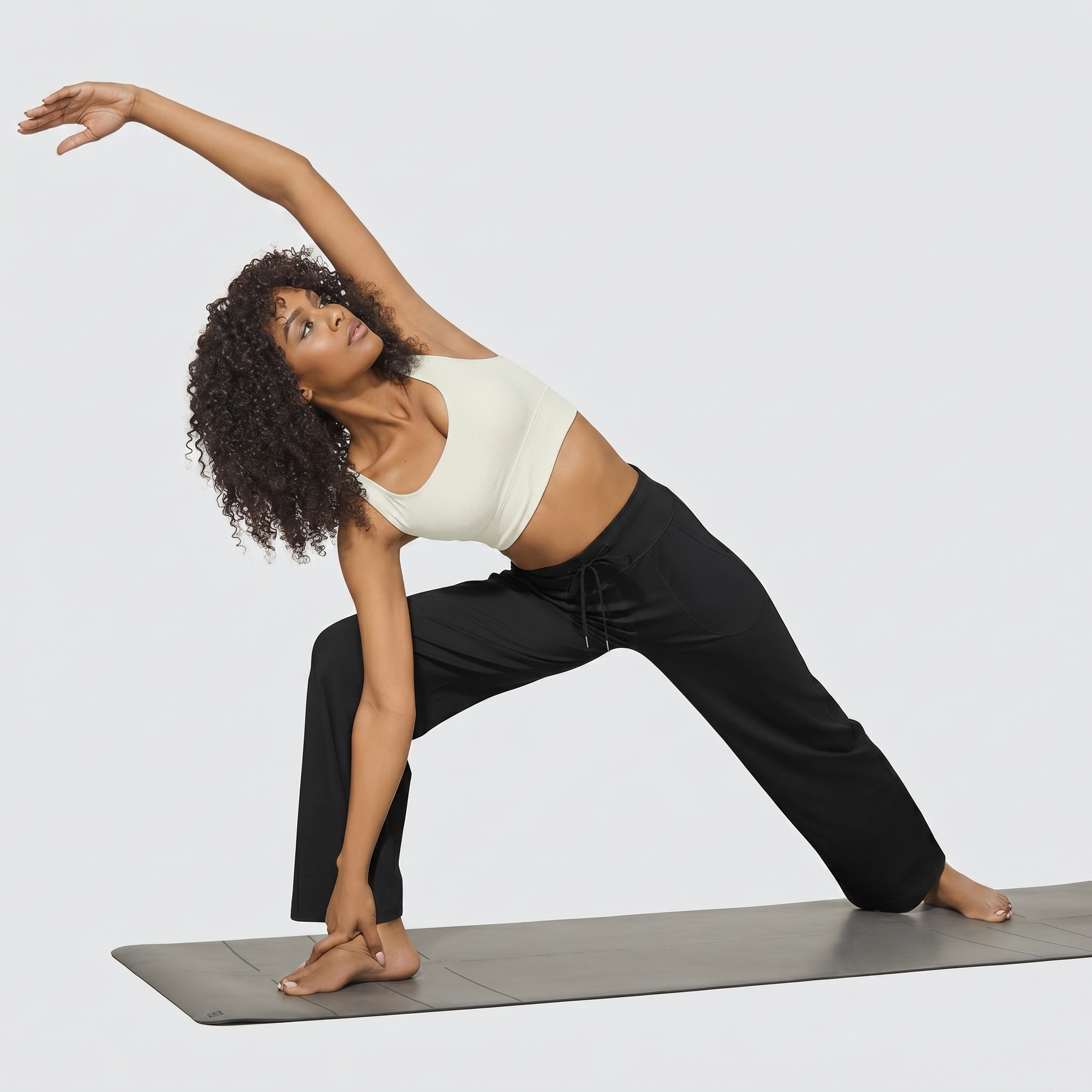 Structured Athletic Wide Sweep Lounge Pants