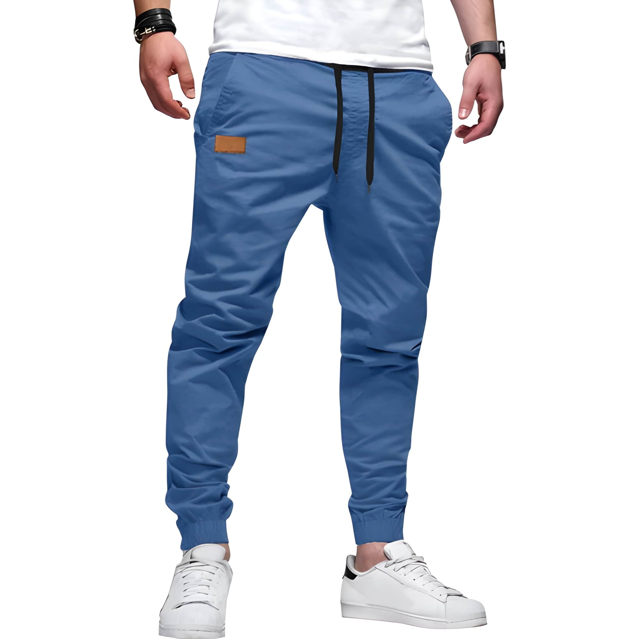 Casual Chino Cargo Joggers Pants For Hiking And Jogging 