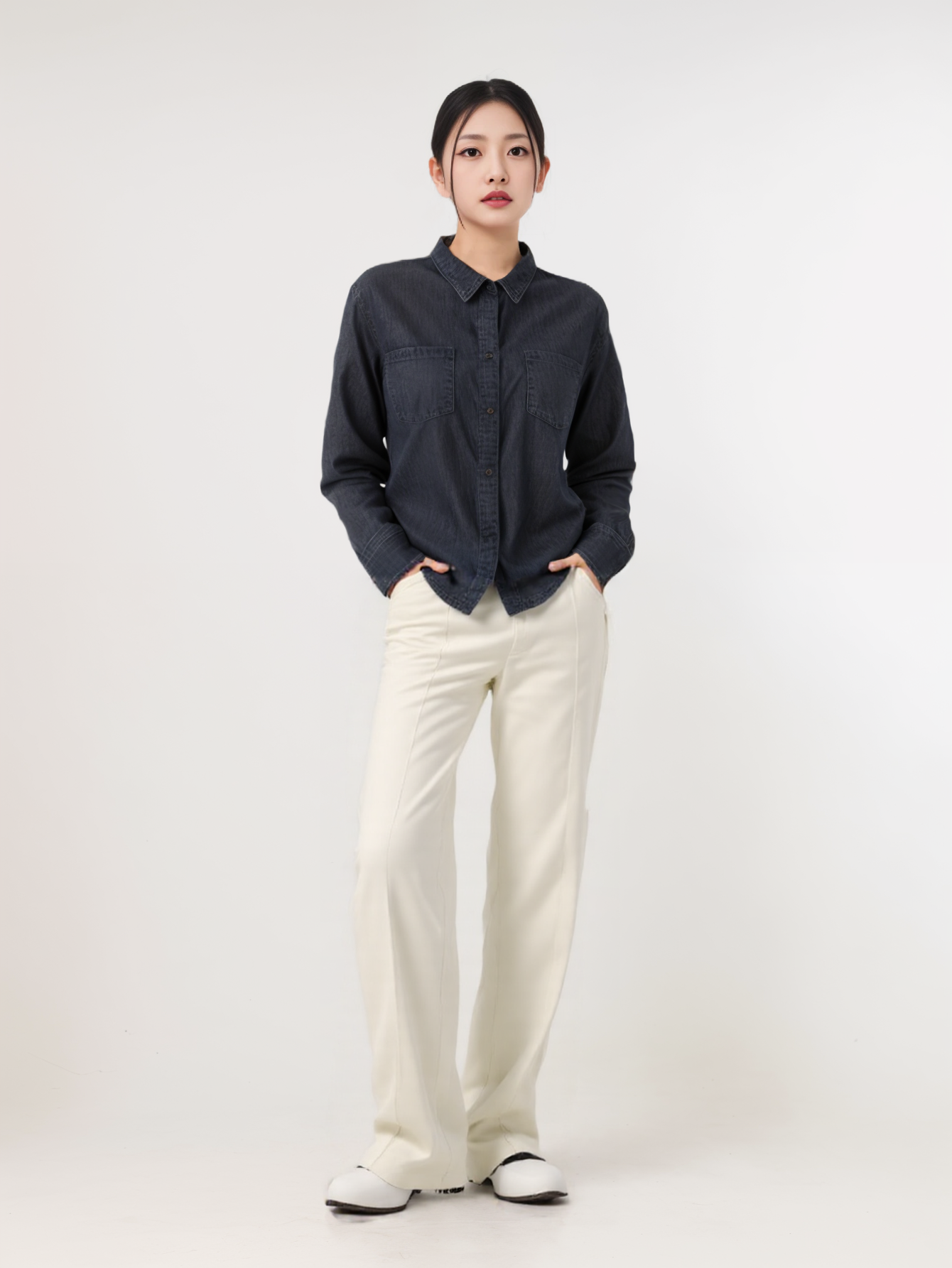 Casual Mid Rise Wide Length Pant-My Comfy PantCasual Mid Rise Wide Length Pant - Image 3