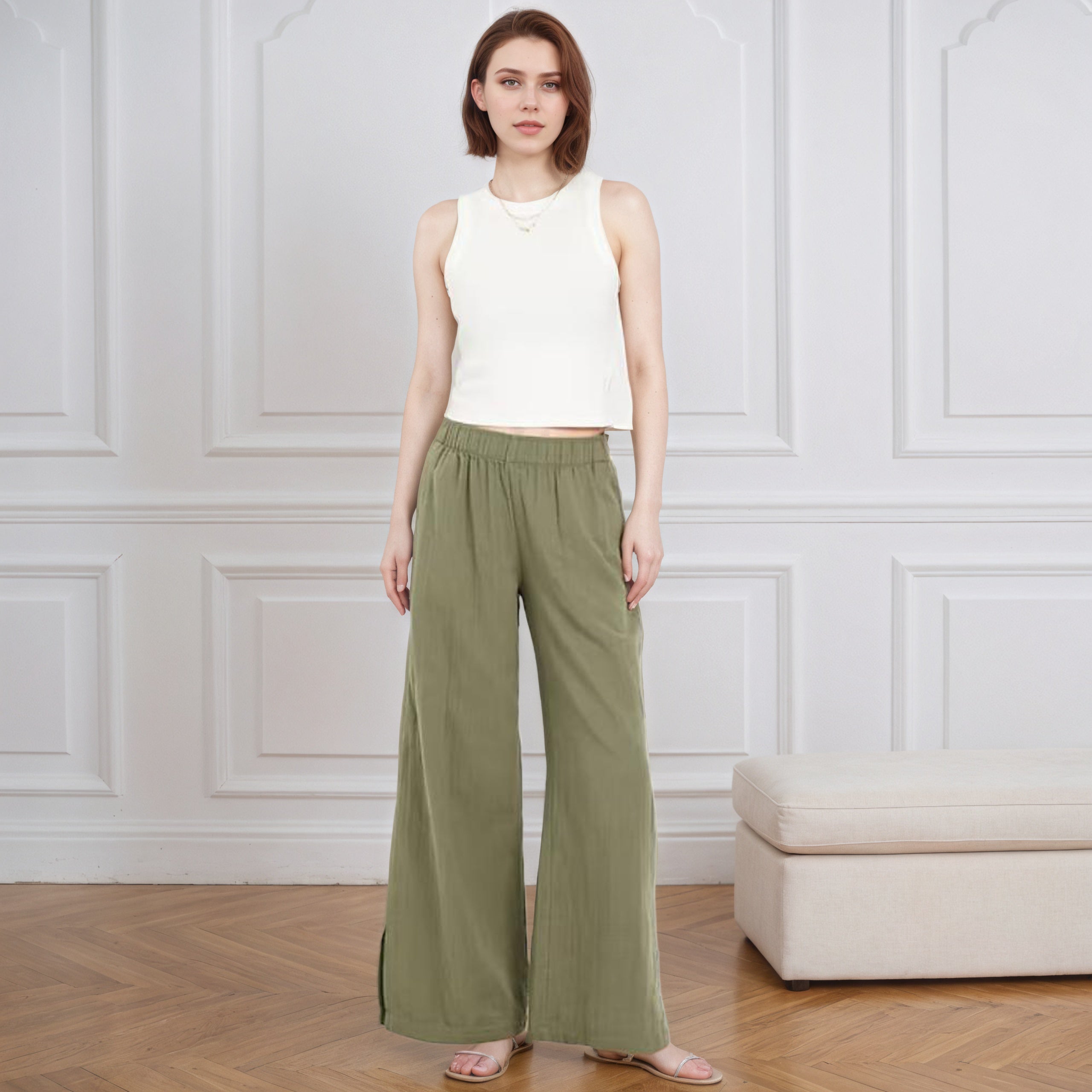 High-Waisted Super Wide-Leg Pants-My Comfy PantHigh-Waisted Super Wide-Leg Pants - Image 3