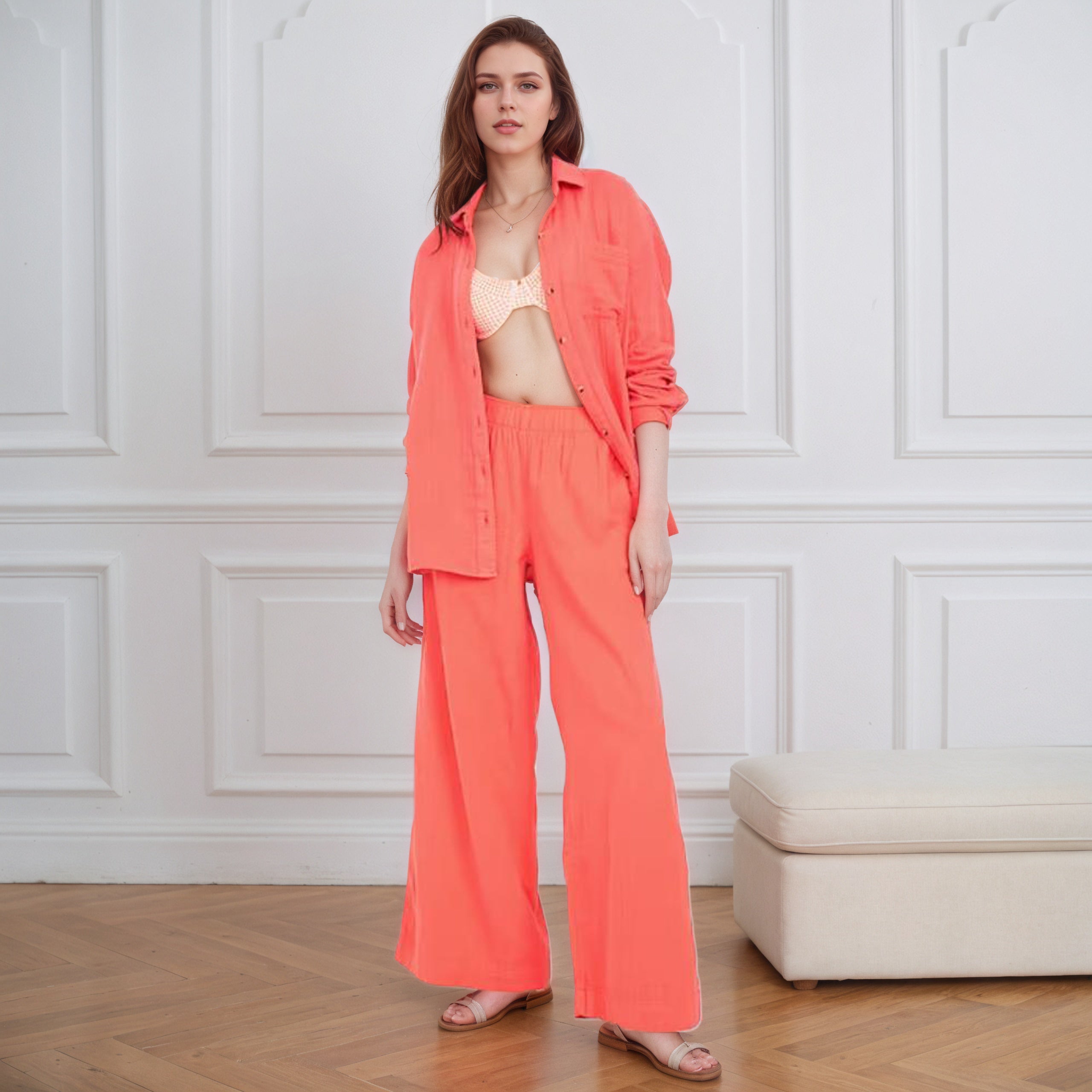 High-Waisted Super Wide-Leg Pants-My Comfy Pant