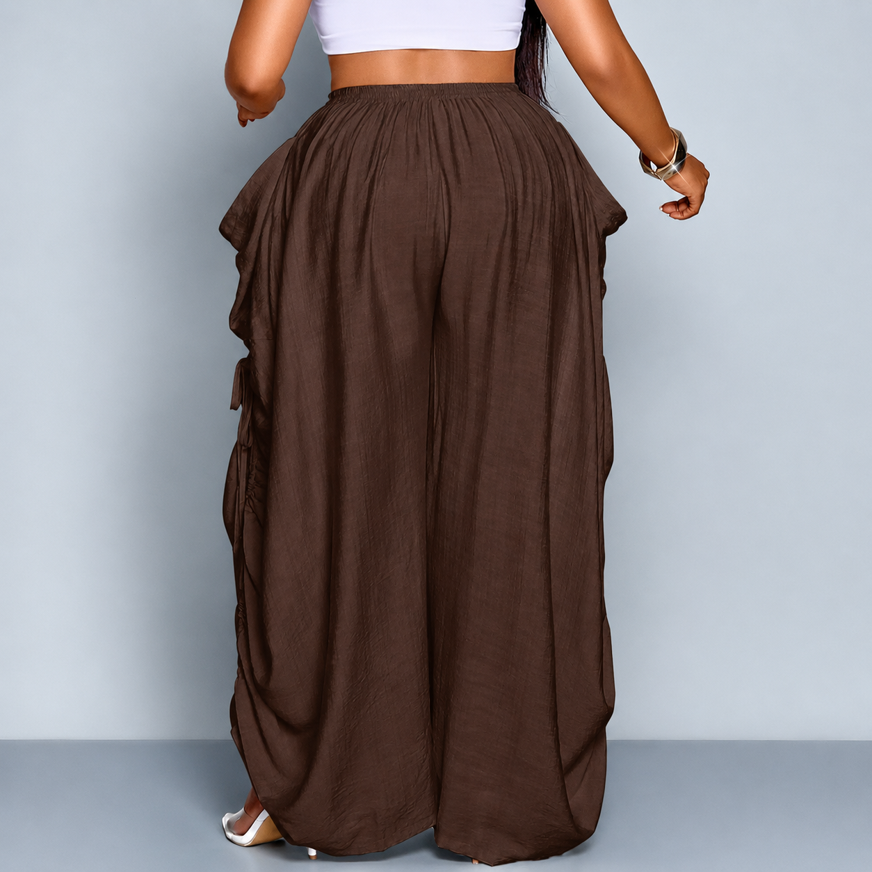 Casual Plus Size Loose Fit Pants For Women