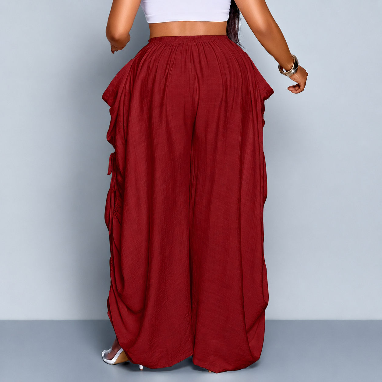 Casual Plus Size Loose Fit Pants For Women