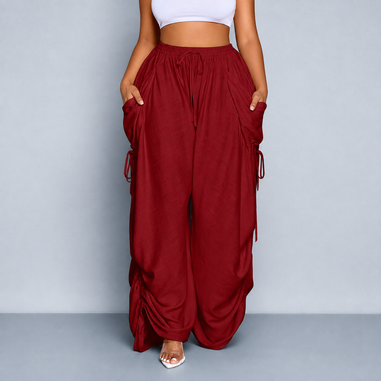 Casual Plus Size Loose Fit Pants For Women