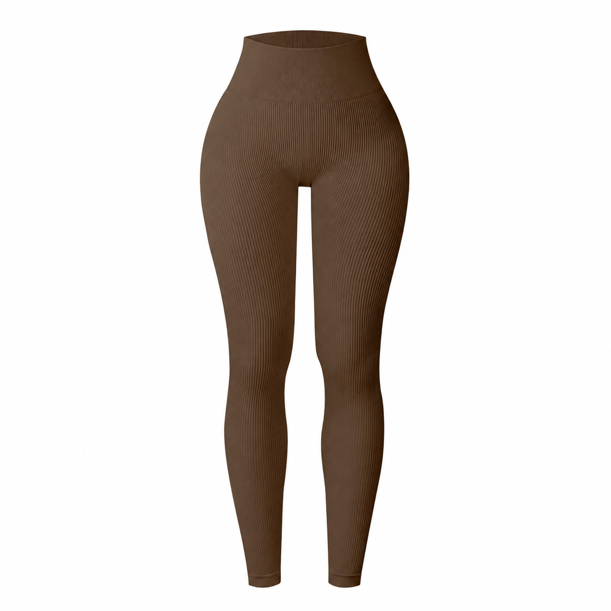 Soft Elastic Ribbed Compression Sports Pant For Women