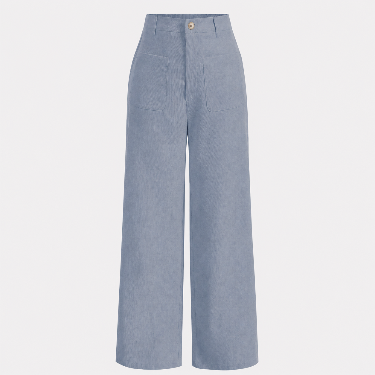 Casual High Rise Trousers Pants With Pockets For Women
