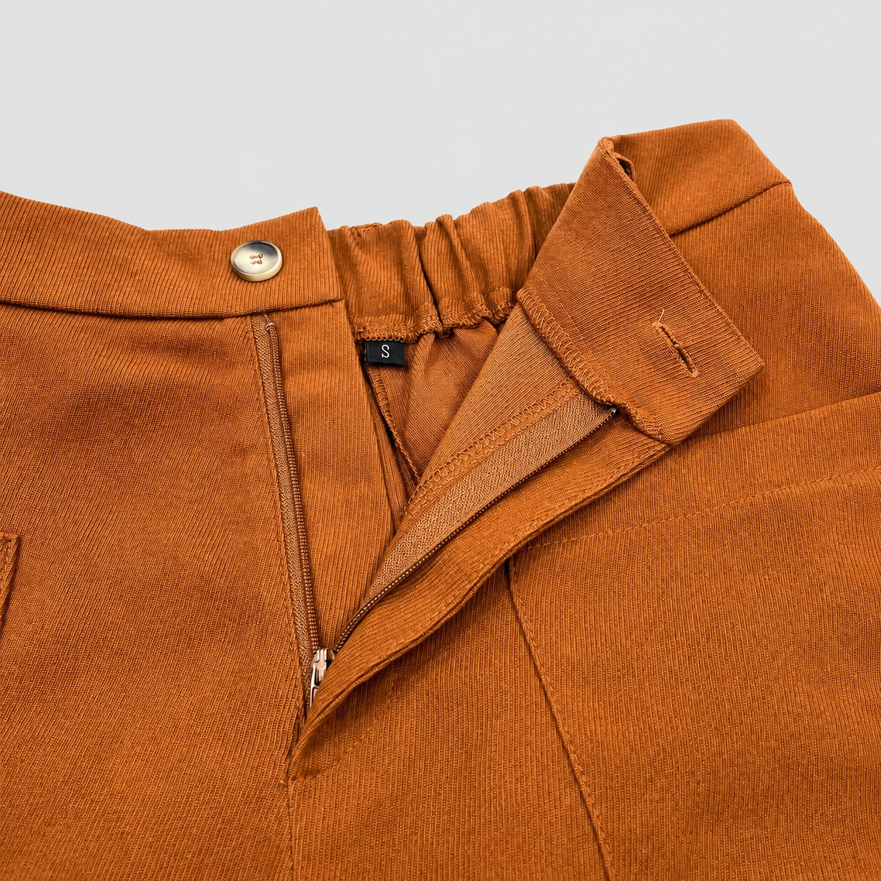 Casual High Rise Trousers Pants With Pockets For Women