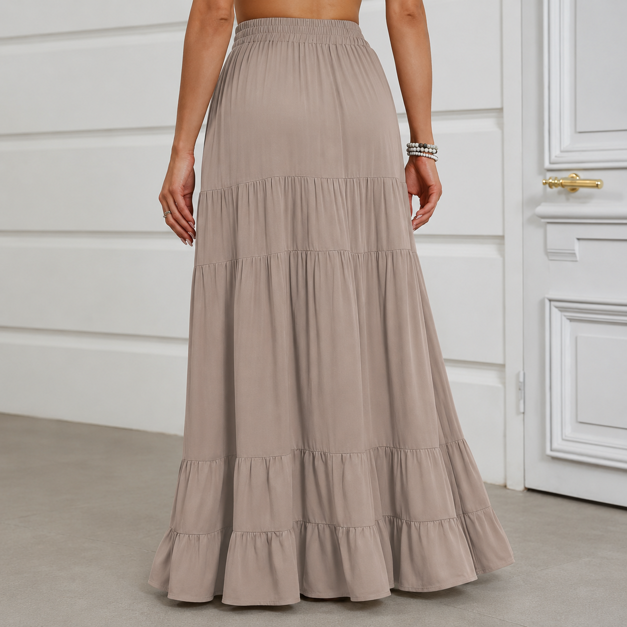 Casual Maxi Skirt For Summer Outfits For Women