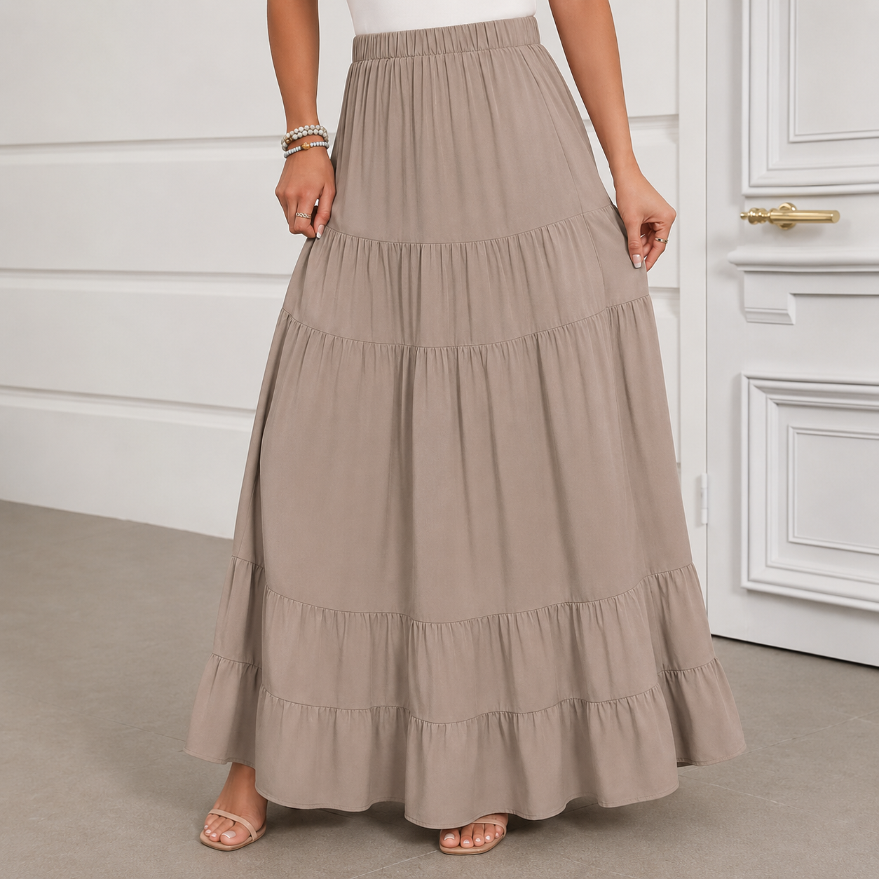 Casual Maxi Skirt For Summer Outfits For Women
