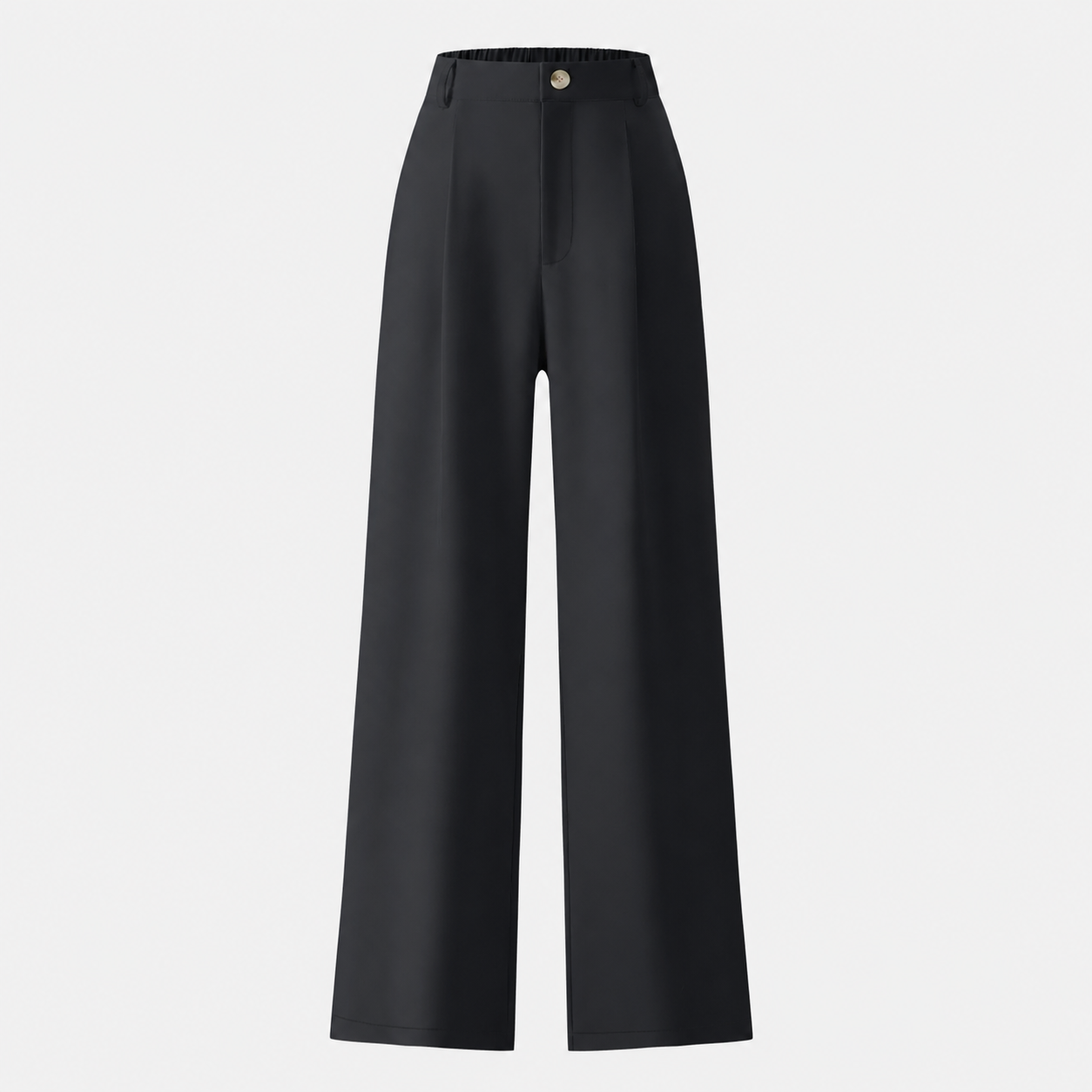 Casual Baggy Trousers Pants With Button For Women
