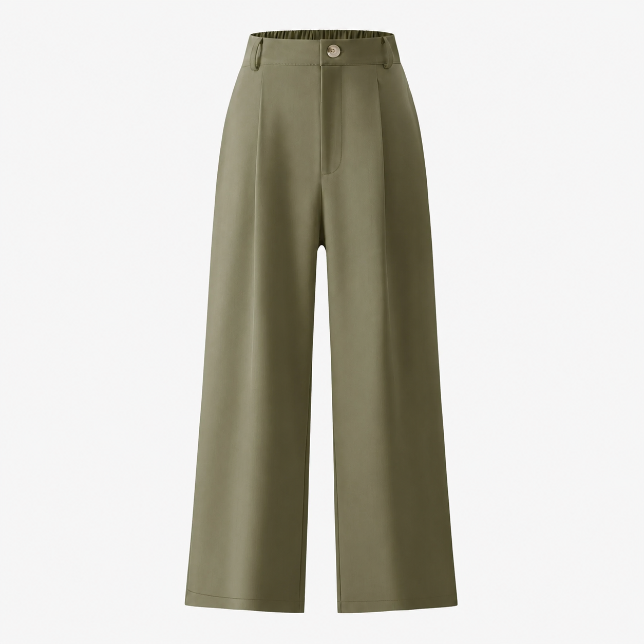 Casual Baggy Trousers Pants With Button For Women