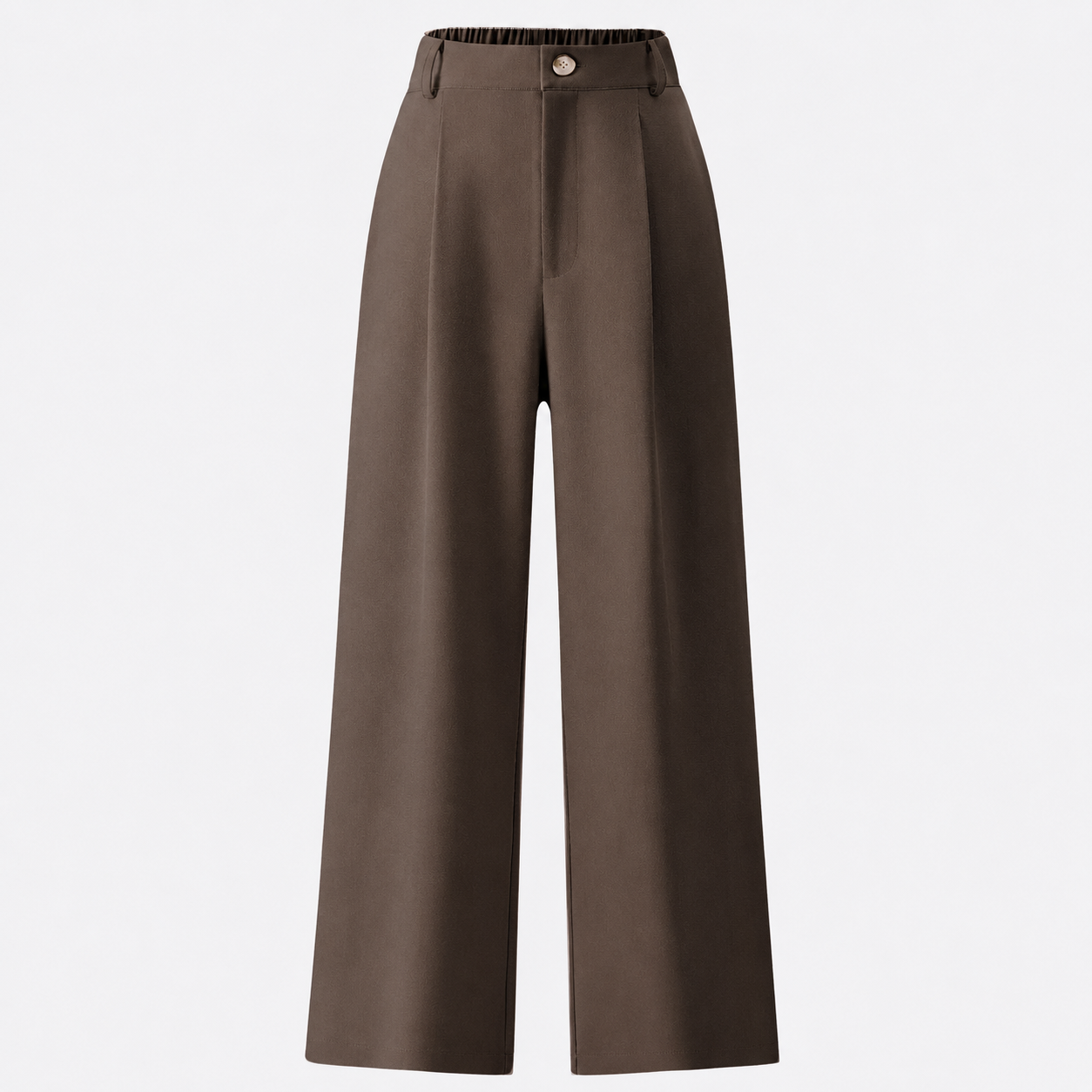 Casual Baggy Trousers Pants With Button For Women