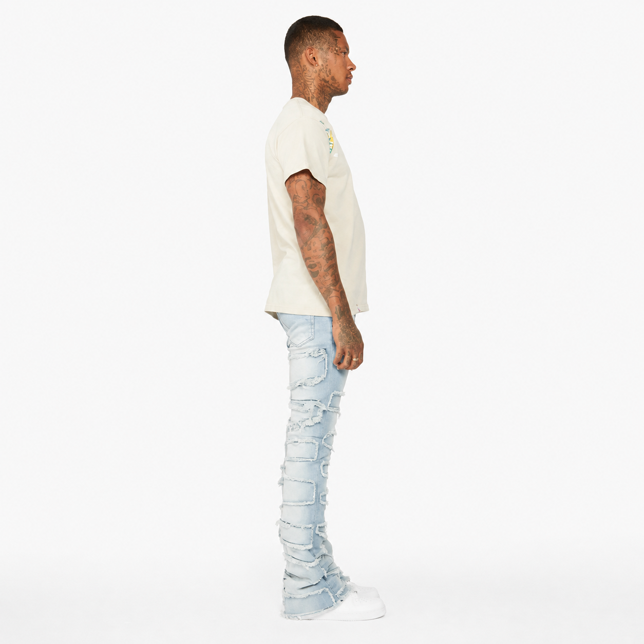Stacked Flare Casual Jeans For Women