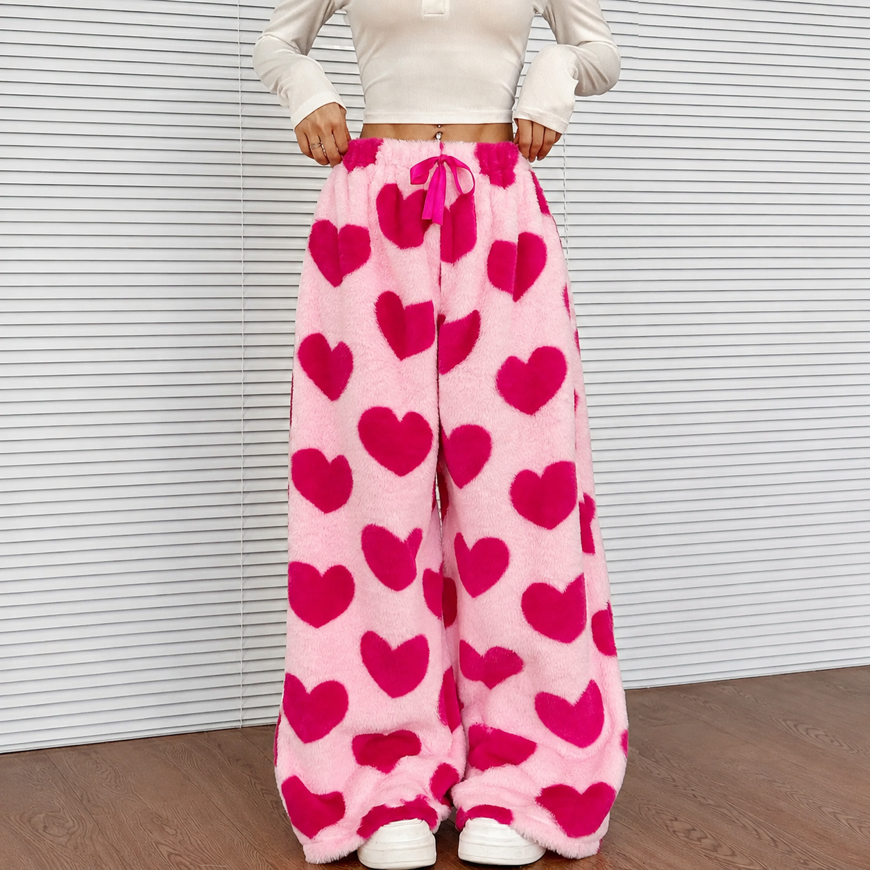 Casual Wide Athleisure Streetwear Pants For Women