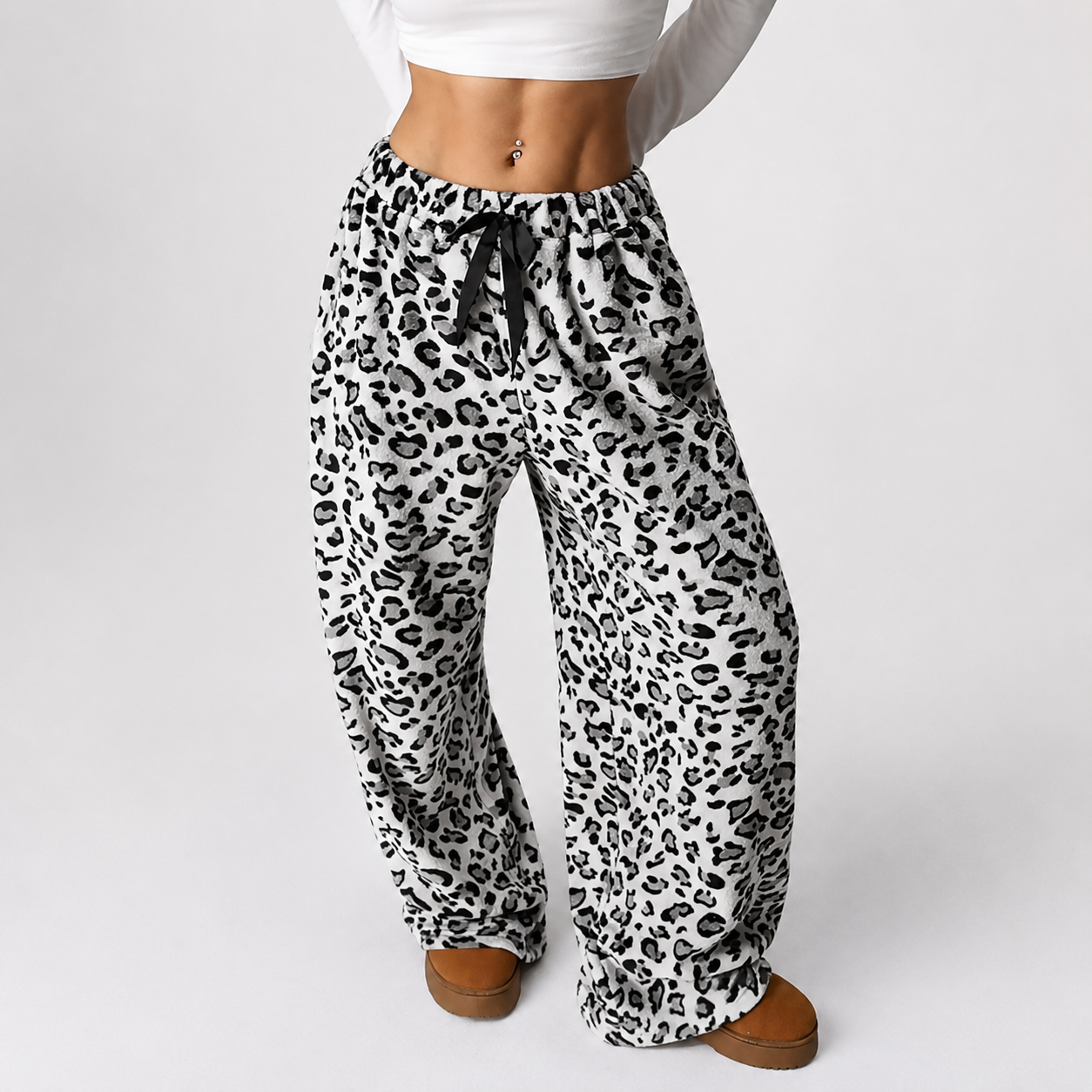Casual Wide Athleisure Streetwear Pants For Women