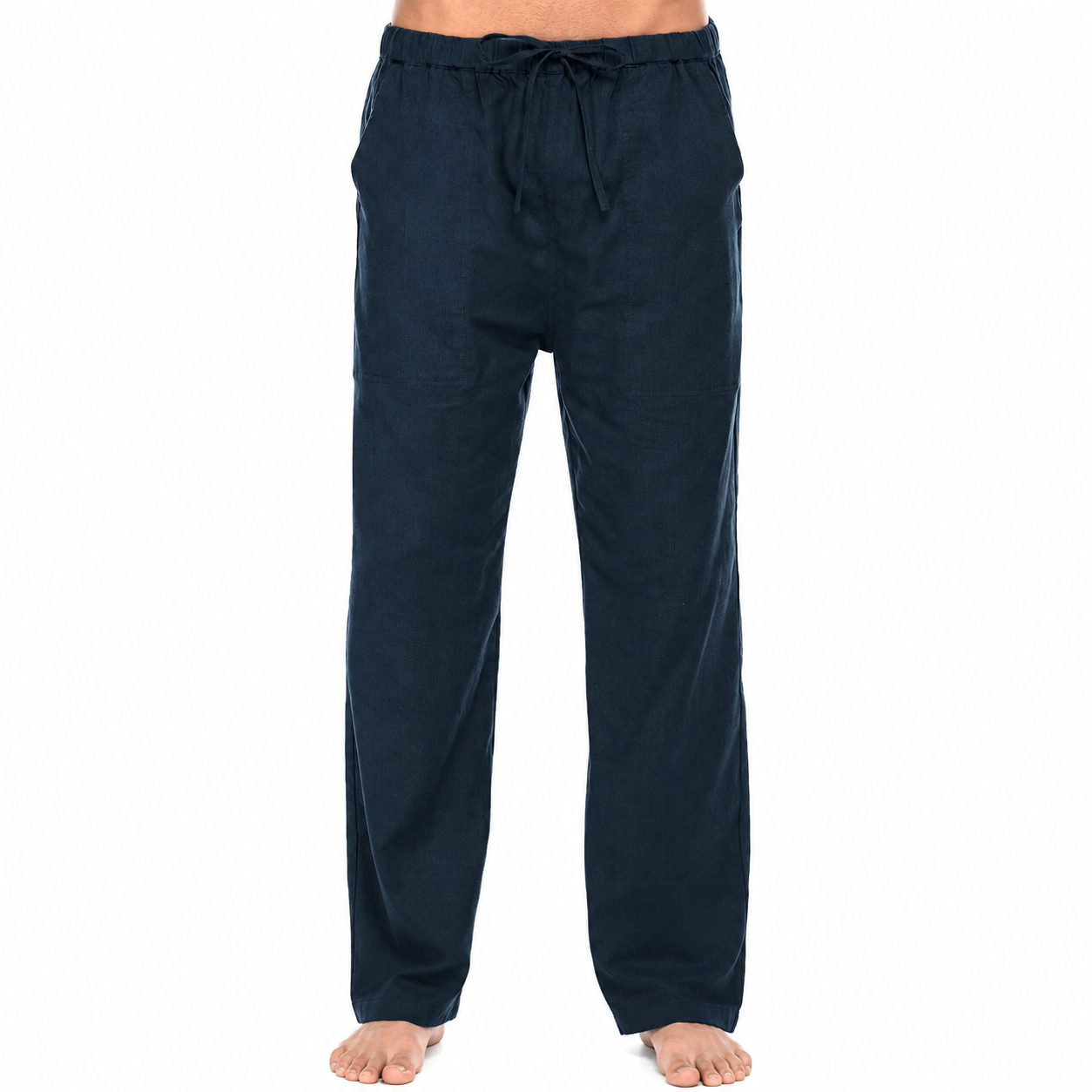 Comfortable Loose Fit Pants With Adjustable Drawstring For Men
