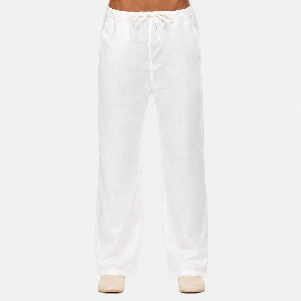 Comfortable Loose Fit Pants With Adjustable Drawstring For Men