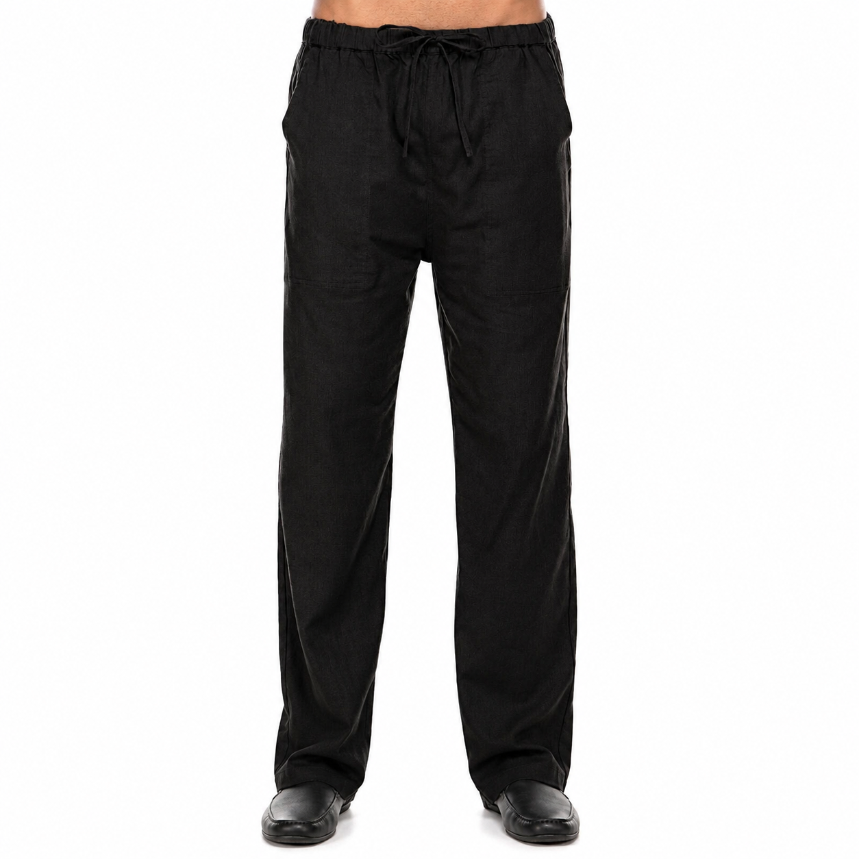 Comfortable Loose Fit Pants With Adjustable Drawstring For Men