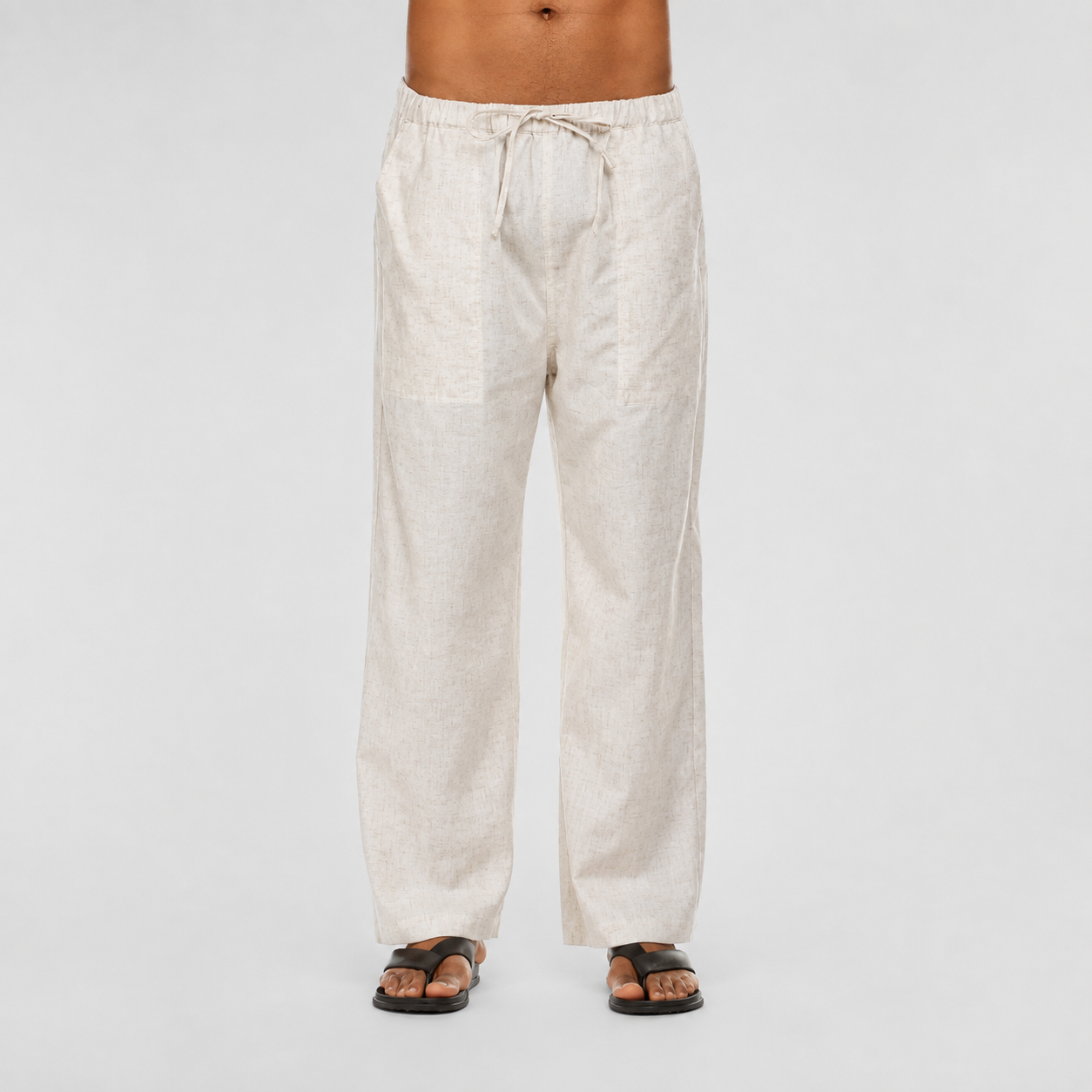 Comfortable Loose Fit Pants With Adjustable Drawstring For Men