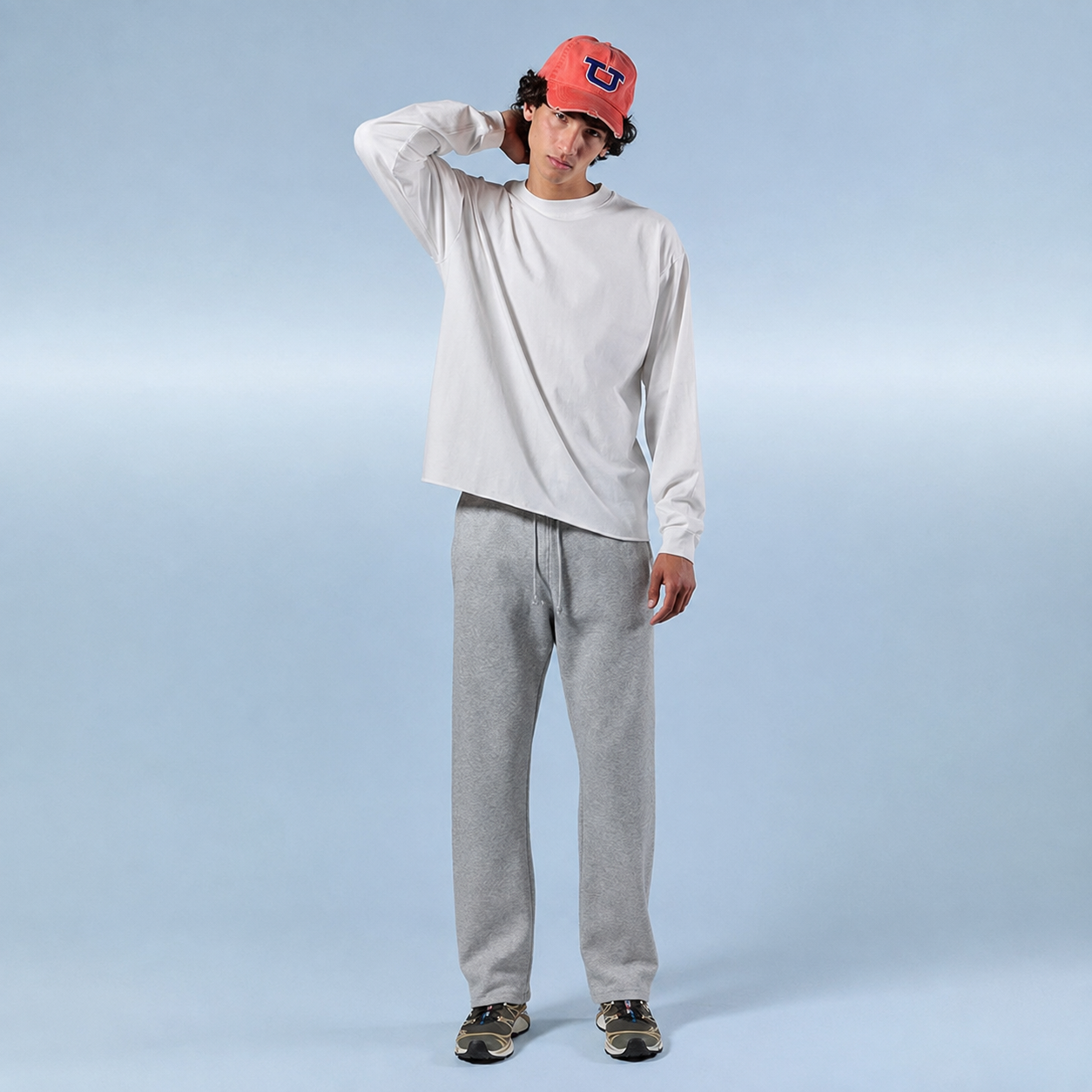 Loose Fit Drawstring Casual Sweatpants for Men