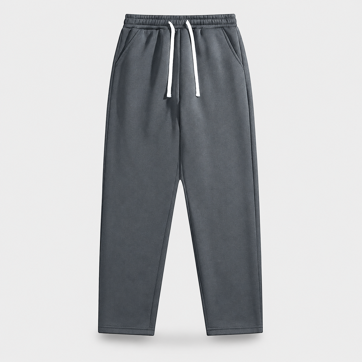 Loose Fit Drawstring Casual Cotton Pants with Pockets for Men