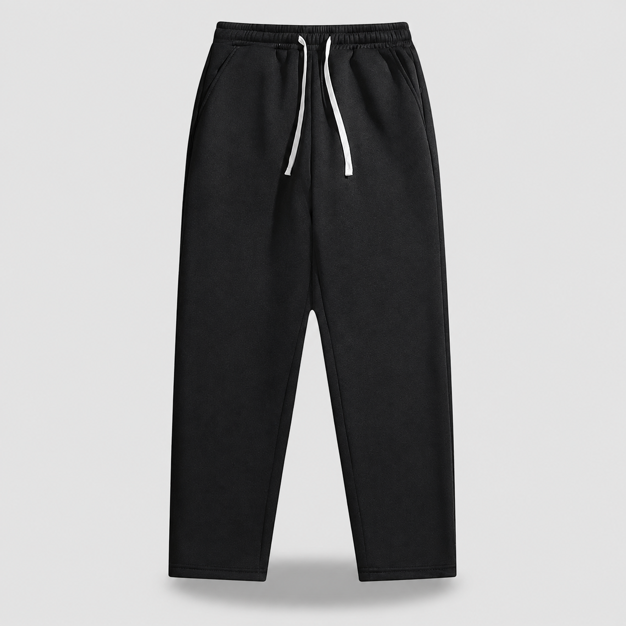 Loose Fit Drawstring Casual Cotton Pants with Pockets for Men
