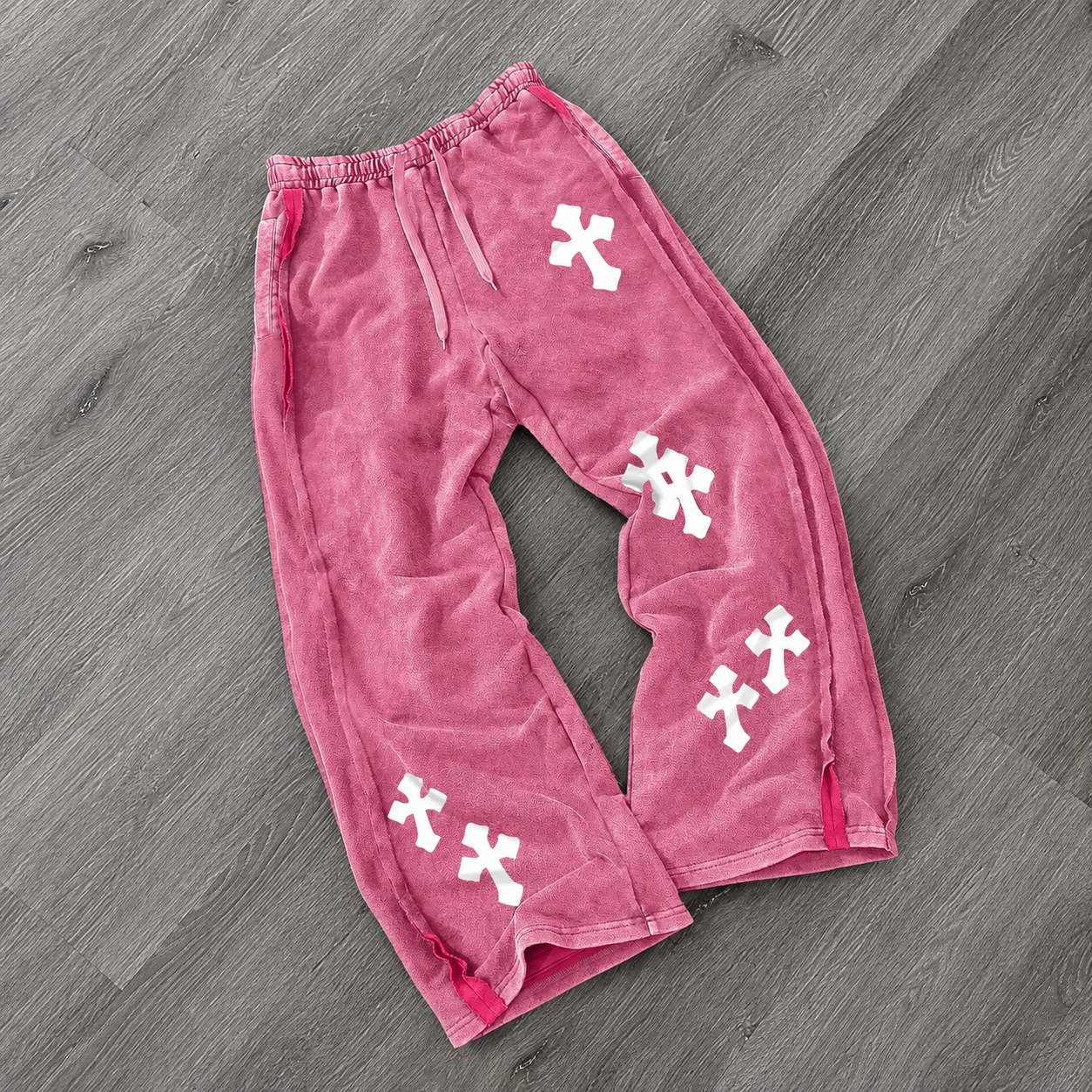 Casual Long Straight Washed Cotton Pants For Men