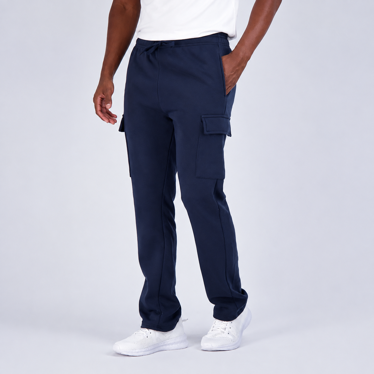 Pack of 3 Tech Fleece Cargo Sweatpants with Multi-Pocket Design for Men